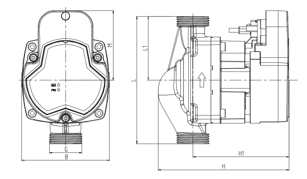 single speed circulator pump