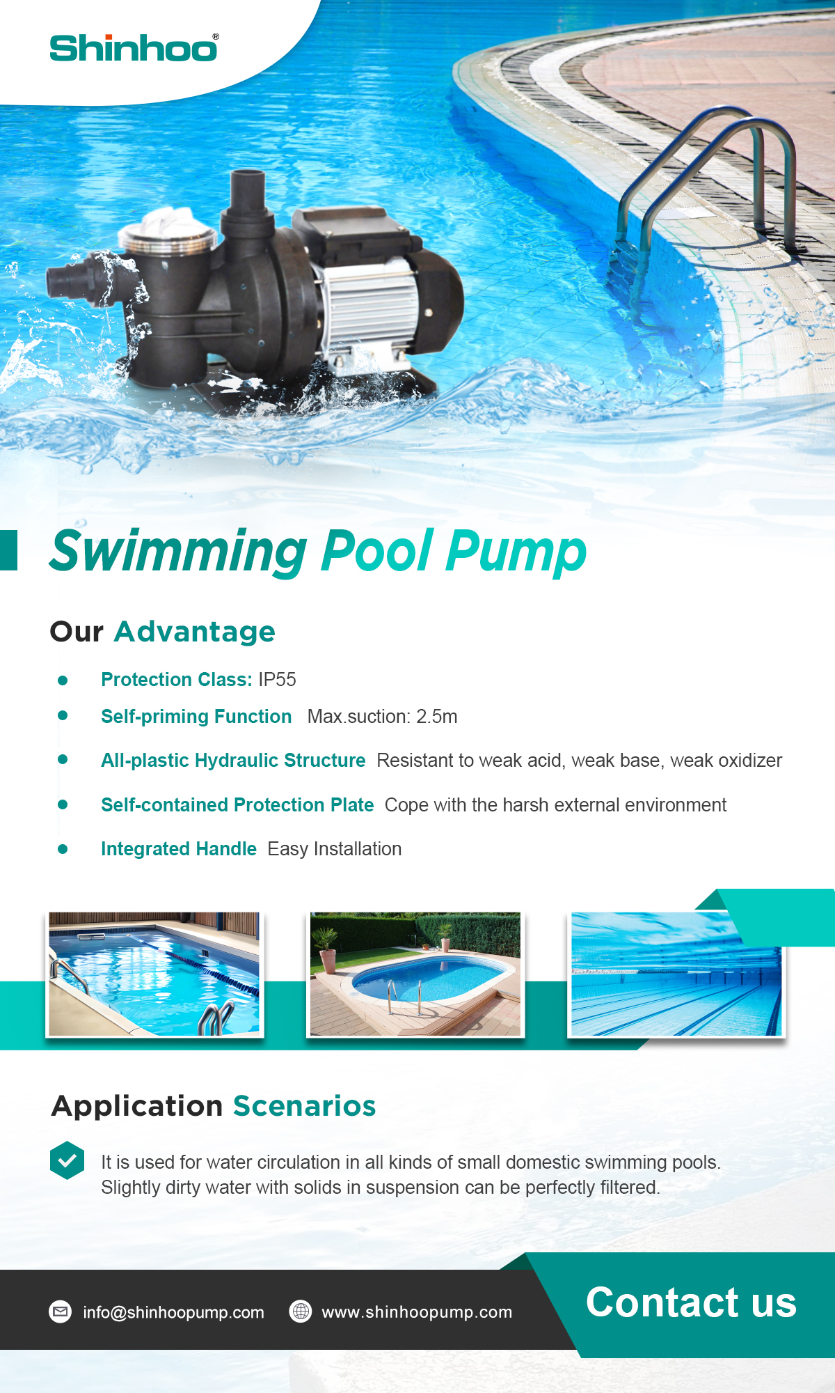  Shinhoo  Swimming Pool Pump